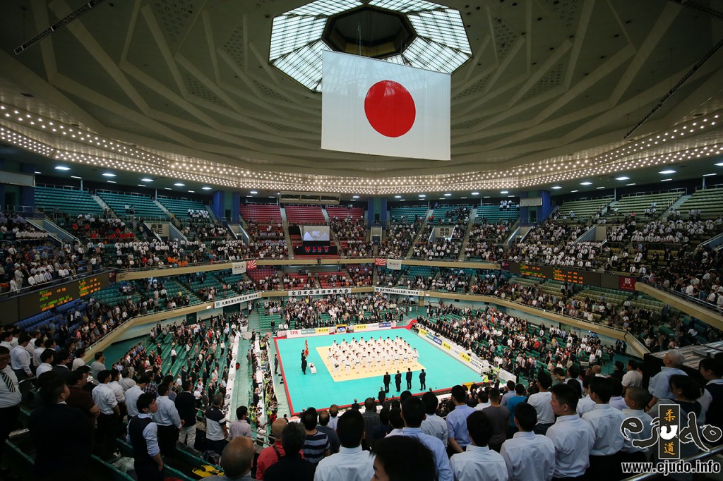 平成30年度全日本柔道選手権、開会式。