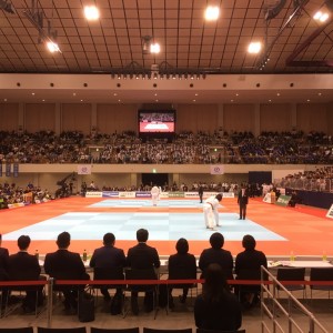 平成31年全日本選抜柔道体重別選手権、1回戦が進行中