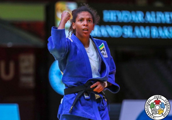 Rafaela Silva won -57kg with a great performance at Judo GS BAKU 2019