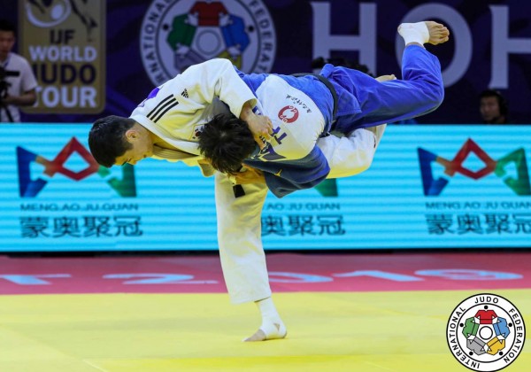 -60kg Final, Kim throws Yang with Uchi-mata at Judo Grand Prix Hohhot 2019