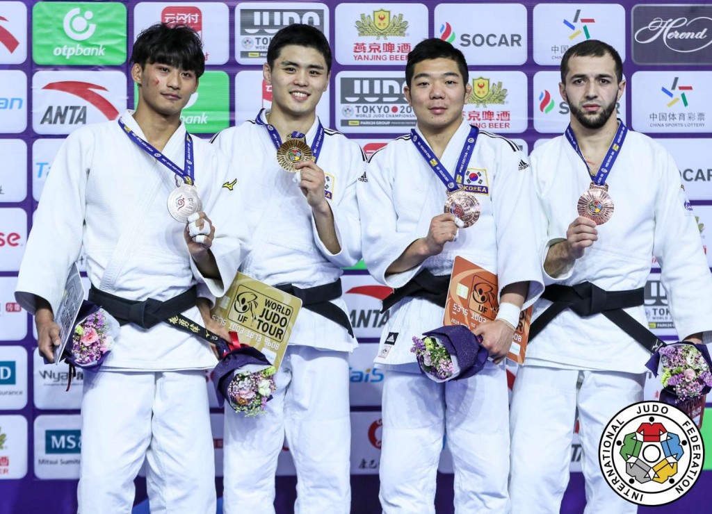 Judo Grand prix hohhot 2019, -60kg medalists