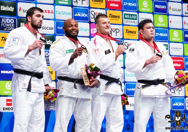 -100kg medalists at World Judo Chamionships 2019 TOKYO