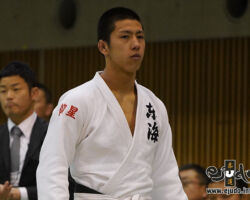 73kg級、選手宣誓も務めた朝田隼(東海大仰星高2年)が決勝に勝ち残った