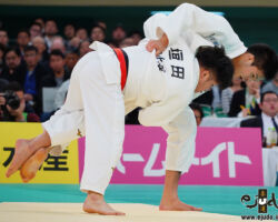 二回戦。下和田翔平は垣田恭兵に敢えて背を抱かせておいての右内股。
