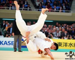 三回戦。影浦心が垣田恭平から左払巻込「技有」