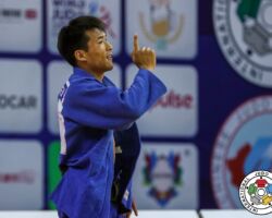 <strong>グスマン・キルギズバエフ<br>
KYRGYZBAYEV Gusman</strong><br>
26歳 1992/9/28<br>
WR:11位<br>
組み手:右組み<br>
得意技:右小外掛、裏投、隅落、浮落<br>
使用技:左内股(やぐら投げ)、右釣込腰、右大外刈、右大内刈、左袖釣込腰、左浮腰、左出足払<br>
<i class="fas fa-external-link-alt"></i> <u>続きを読む</u> グスマン・キルギズバエフ KYRGYZBAYEV Gusman