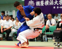 3回戦、日本体育大の先鋒オドバートルハンガルが日本大・奥田將人から裏投「一本」