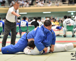 2回戦、名城大の中堅西野孝祐が國學院大・山本瑛介から横四方固「一本」