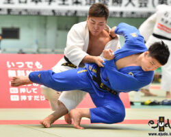 準決勝、東海大の先鋒後藤龍真が日本体育大・長井晃志から小外刈「技有」