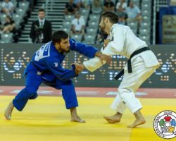 <strong>ヤシャル・ナジャフォフ(アゼルバイジャン)<br>
NAJAFOV Yashar</strong><br>
23歳 1999/6/9<br>
WR:16位 組み手:左組み<br>
得意技:右袖釣込腰、左背負投<br>
使用技:右払釣込足、左体落、左足車、左大内刈、左大外刈、左内股、内股透<br>
<i class="fas fa-external-link-alt"></i> <u>続きを読む</u> ヤシャル・ナジャフォフ(アゼルバイジャン) NAJAFOV Yashar