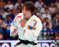 <strong>ガンバータル・ナランツェツェグ(モンゴル)<br>
GANBAATAR Narantsetseg</strong><br>
27歳 1995/1/21<br>
WR:6位 組み手:右組み<br>
得意技:右小外掛、隅落、裏投<br>
使用技:右大内刈、右小内刈、右内股、左内股、左払腰、左袖釣込腰<br> ガンバータル・ナランツェツェグ(モンゴル) GANBAATAR Narantsetseg