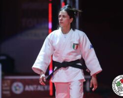 <strong>フランチェスカ・ミラニ(イタリア)<br>
MILANI Francesca</strong><br>
29歳 1993/9/25<br>
WR:14位 組み手:右組み<br>
得意技:右大内刈、寝技<br>
使用技:右内股、右大外刈、右体落<br>
寝技得意技術:「横三角」<br> フランチェスカ・ミラニ(イタリア) MILANI Francesca