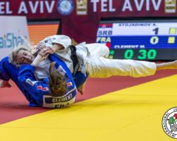 <strong>アンドレア・ストヤディノフ(セルビア)<br>
STOJADINOV Andrea</strong><br>
22歳 2000/6/20<br>
WR:18位 組み手:右組み<br>
得意技:右背負投、左内巻込、左一本背負投、寝技<br>
使用技:右釣腰、右大腰、右小内刈、横車<br>
寝技得意技術:「横三角」<br> アンドレア・ストヤディノフ(セルビア) STOJADINOV Andrea