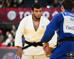 <strong>ムロジョン・ユルドシェフ(ウズベキスタン)<br>
YULDOSHEV Murodjon</strong><br>
階級:73kg級 WR:7位<br>
28歳 1995/8/9<br>
組み手:左組み<br>
<br>
得意技:肩⾞、左内股、左⼩内刈、引込返、抱分、寝技<br>
使⽤技:左⼩内巻込、左大外刈、左大外落、左⼤内刈、左背負投、肩⾞(モラエイ)、⾕落、隅返、浮技、移腰<br>
寝技得意技術:「国士舘返し」<br>
<i class="fas fa-external-link-alt"></i> <u>続きを読む</u> ムロジョン・ユルドシェフ(ウズベキスタン) YULDOSHEV Murodjon