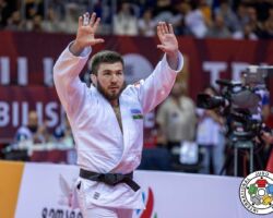 <strong>シャロフィディン・ボルタボエフ(ウズベキスタン)<br>
BOLTABOEV Sharofiddin</strong><br>
階級:81kg級 WR:12位<br>
28歳 1995/11/19<br>
組み手:左組み<br>
<br>
得意技:裏投、左体落、左足車、左内股、⽀釣込⾜(釣り手側)、支釣込足(引き手側)、隅落、浮落、⼤内返<br>
使用技:肩⾞、左⼤外刈、左⼤内刈、左⼩外掛、左釣込腰、左釣腰、移腰、左大外巻込、左外巻込、右内股(やぐら投げ)、右⼀本背負投、左小外刈、左出足払、抱分、⾕落<br>
<i class="fas fa-external-link-alt"></i> <u>続きを読む</u> シャロフィディン・ボルタボエフ(ウズベキスタン) BOLTABOEV Sharofiddin
