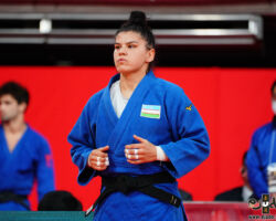 <strong>グルノザ・マトニヤゾワ(ウズベキスタン)<br>
MATNIYAZOVA Gulnoza</strong><br>
階級:70kg級 WR:17位<br>
29歳 1994/8/10<br>
組み手:左組み<br>
<br>
得意技:左内股、左内股巻込、左釣込腰、左釣腰<br>
使用技:左跳腰、左跳巻込、左袖釣込腰、右体落、左大外刈、左大内刈、右小外刈、右出足払、谷落、裏投、抱分、肩車(モラエイ)、移腰、左背負投、隅返、浮技、隅落、寝技<br>
寝技得意技術:「腰絞め」、「ボーアンドアローチョーク」<br>
<i class="fas fa-external-link-alt"></i> <u>続きを読む</u> グルノザ・マトニヤゾワ(ウズベキスタン) MATNIYAZOVA Gulnoza